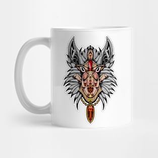 Golden Wolf Mug